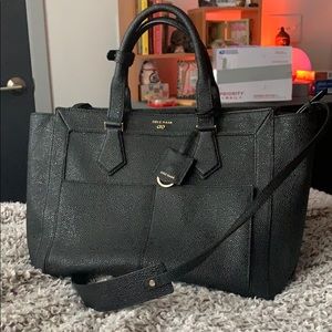 COLE HAAN black leather satchel!